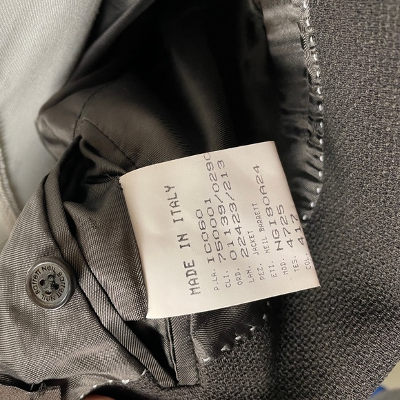 Neil Barrett Wool Blazer, Made in Italy - Picture 6 of 9